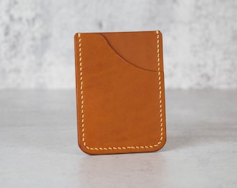 Herren Leder Brieftasche, dünne Leder Brieftasche, kompakte Brieftasche, Brieftasche für die Vordertasche, Groomsmen Brieftasche, schlanker Kartenhalter, Kreditkartenetui