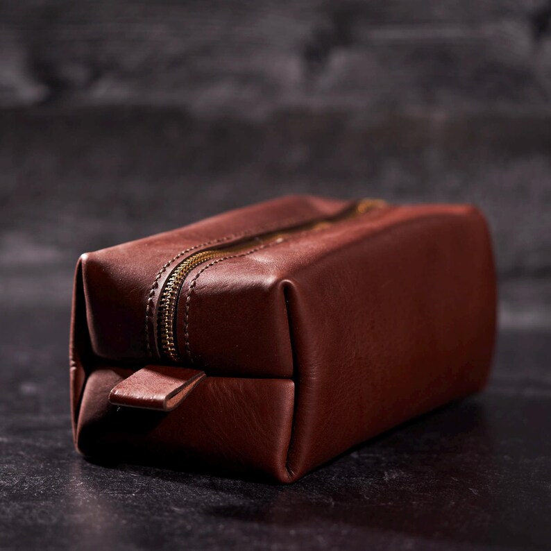 Acrylic Template, Leather Toiletry Bag, Shaving Kit Pattern, Beginner