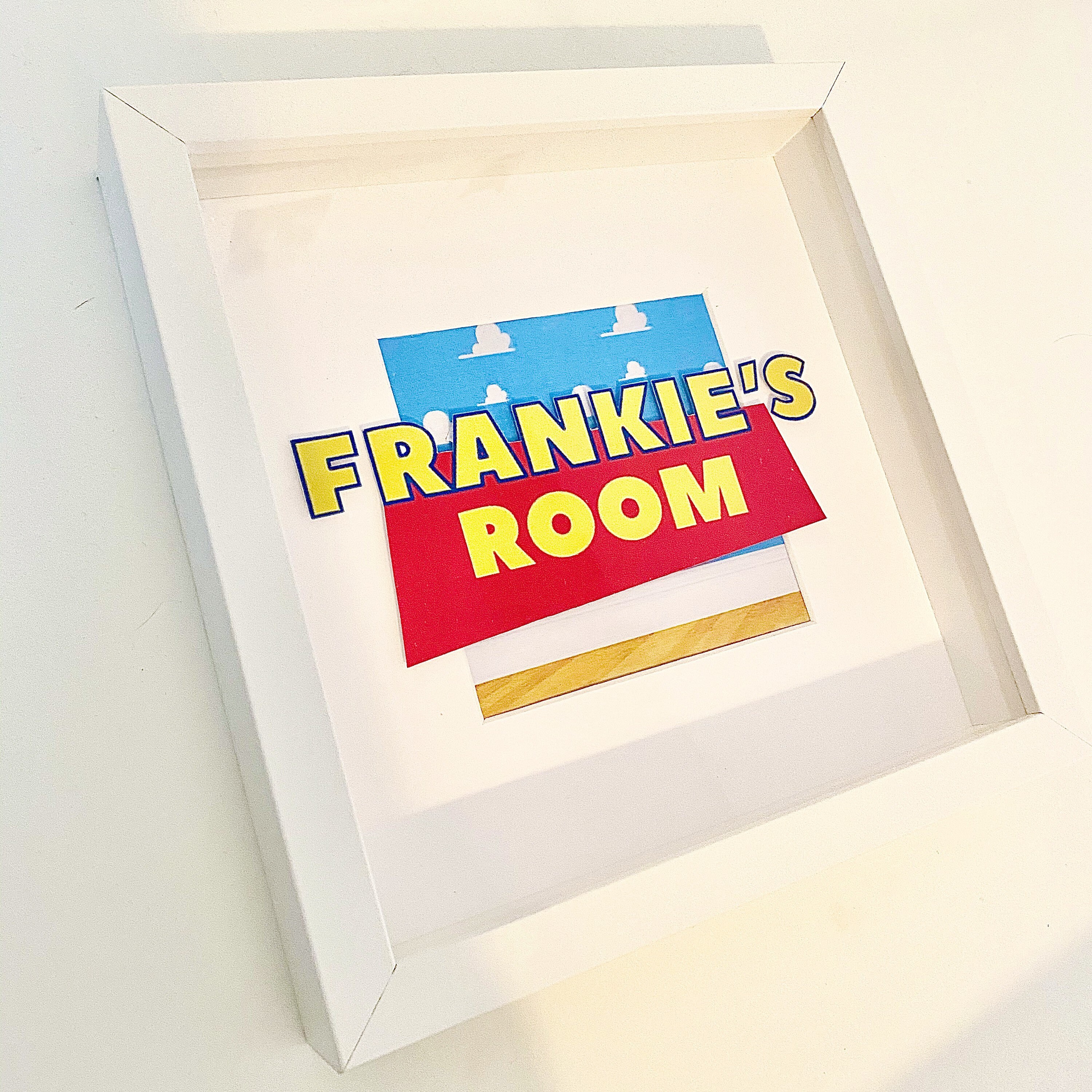 Personalised Toy Story Frame Wall Decor Etsy