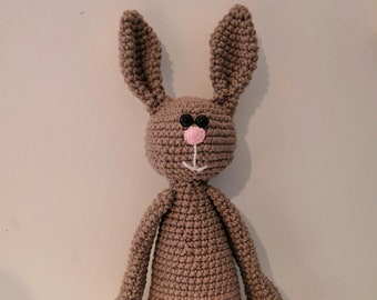 Falapin le LAPIN-  bonnet péruvien - Tutoriel crochet - Amigurumi  -  pattern - modèle – patron -  français - tuto