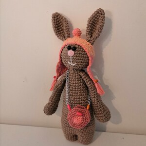 Falapin the Rabbit - Peruvian hat - Crochet tutorial - Amigurumi - pattern - model - French - tutorial