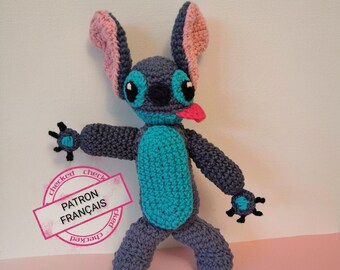 Tutorial - AMIGURUMI - buitenaards wezen - monster - patroon - model - patroon - Frans - tutorial - haken