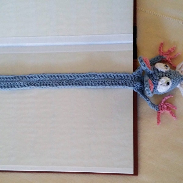 Tutoriel MARQUE PAGE SOURIS - bookmark -crochet- mouse - Amigurumi pattern, français