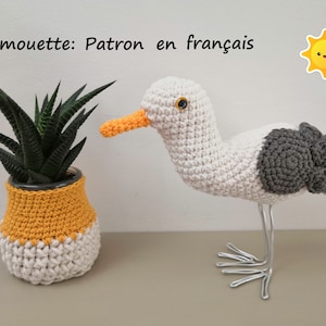 Tutorial – IL GABBIANO - AMIGURUMI - schema - modello - capo - francese - tutorial - uncinetto
