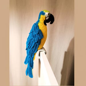 ARA PARROT - PARROT / Schema inglese e schema francese - Tutorial uncinetto - Amigurumi - modello