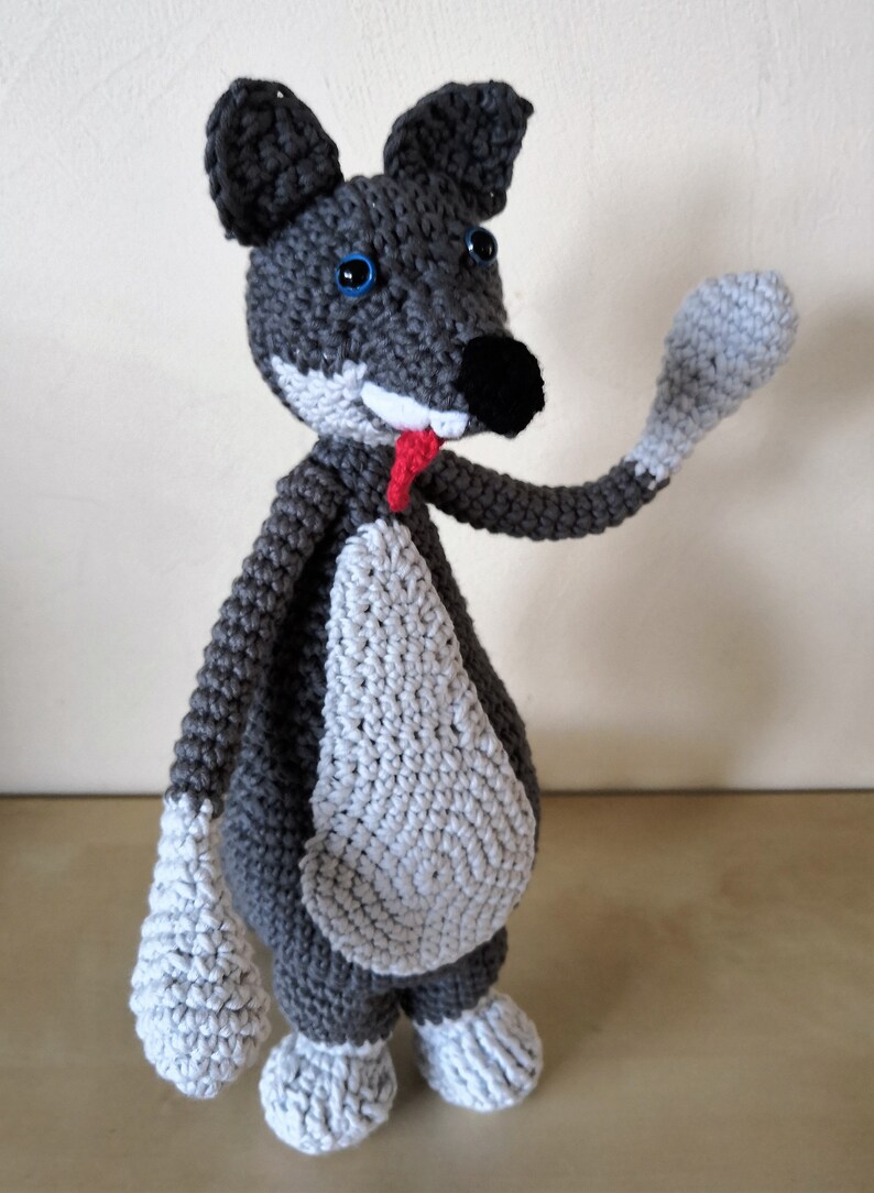 Tutoriel LOUP gris wolf crochet Amigurumi pattern Etsy