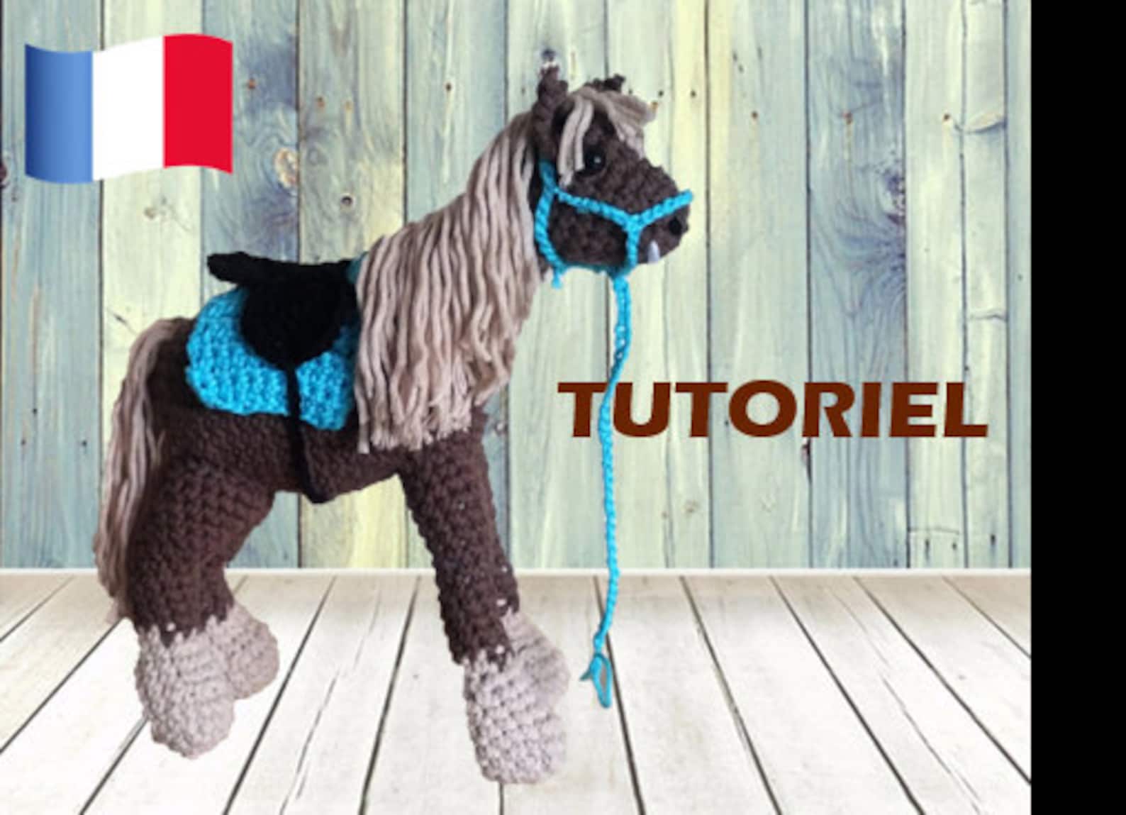 Comment Faire Un Cheval Tricoter Avec Video Tutoriel – CHEVAL - PONEY - AMIGURUMI - pattern - modèle – patron
