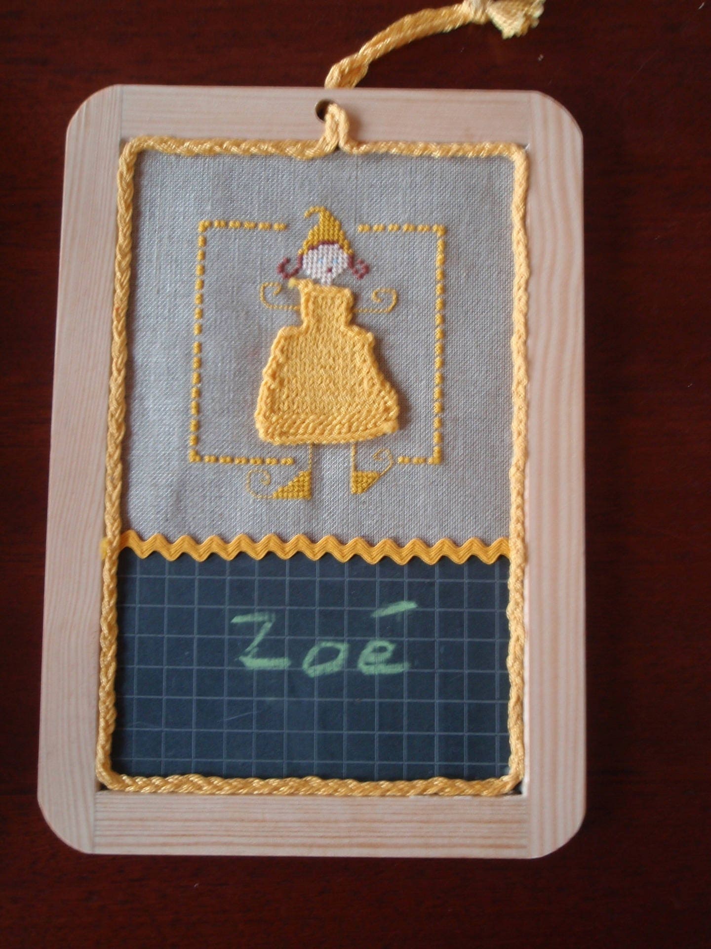 Tableau Deco Ardoise Fillette Personnalisable