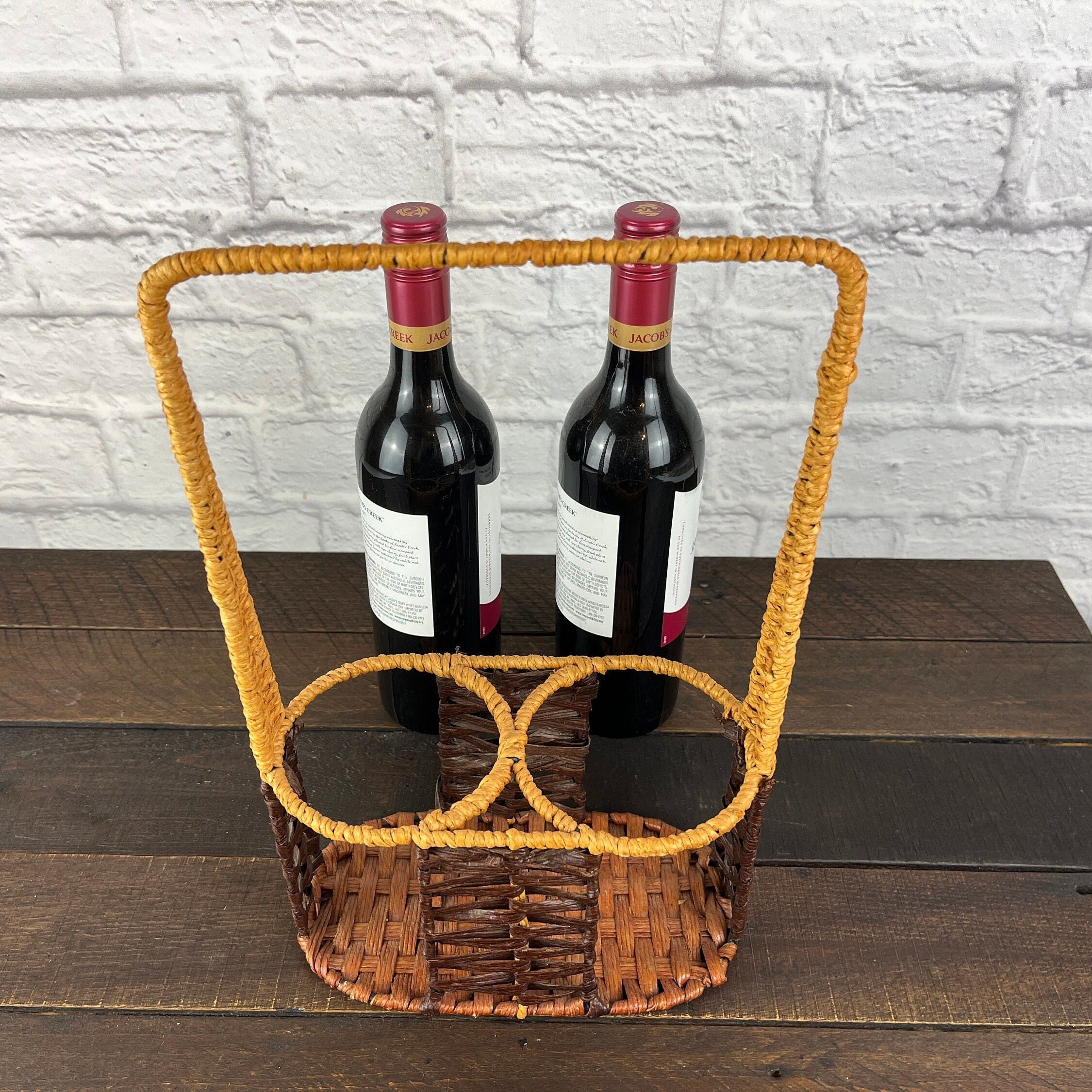 Wicker milk bottle holder outlet