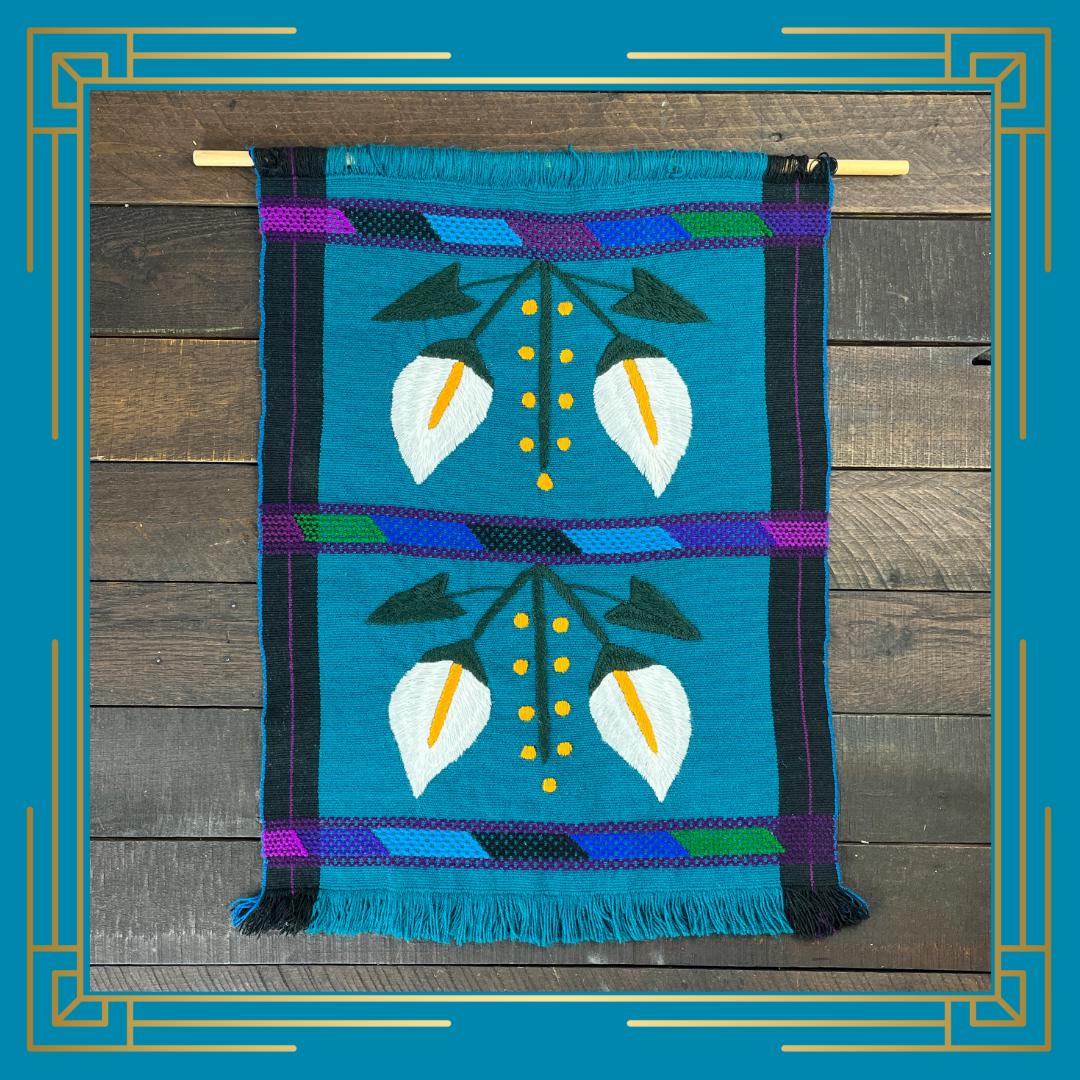 ヴィンテージ アメリカン クラフト メキシコ 手織りタペストリー