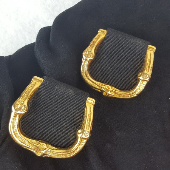 Vintage Boot Buckle Shoe Clips Scarf Slide Access… - image 8