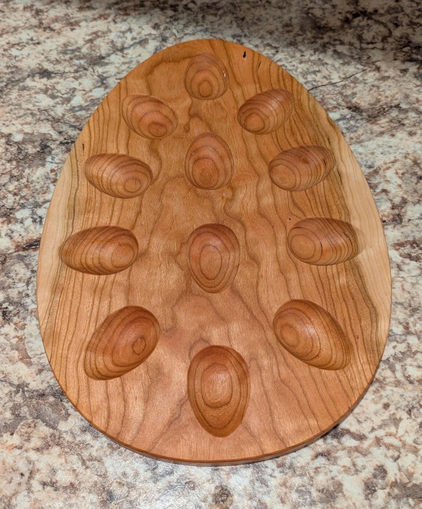 Het uusje Houten eierrekje - Voor 10 eieren - Vuren - Glad geschuurd