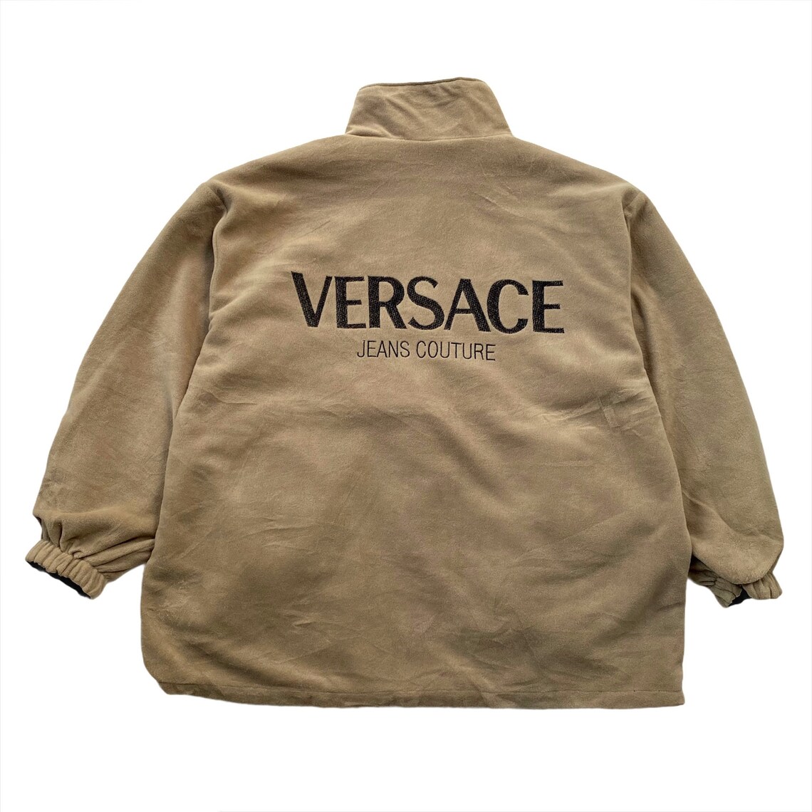 Vintage Versace Jeans Couture Fleece Reversible Jacket | Etsy