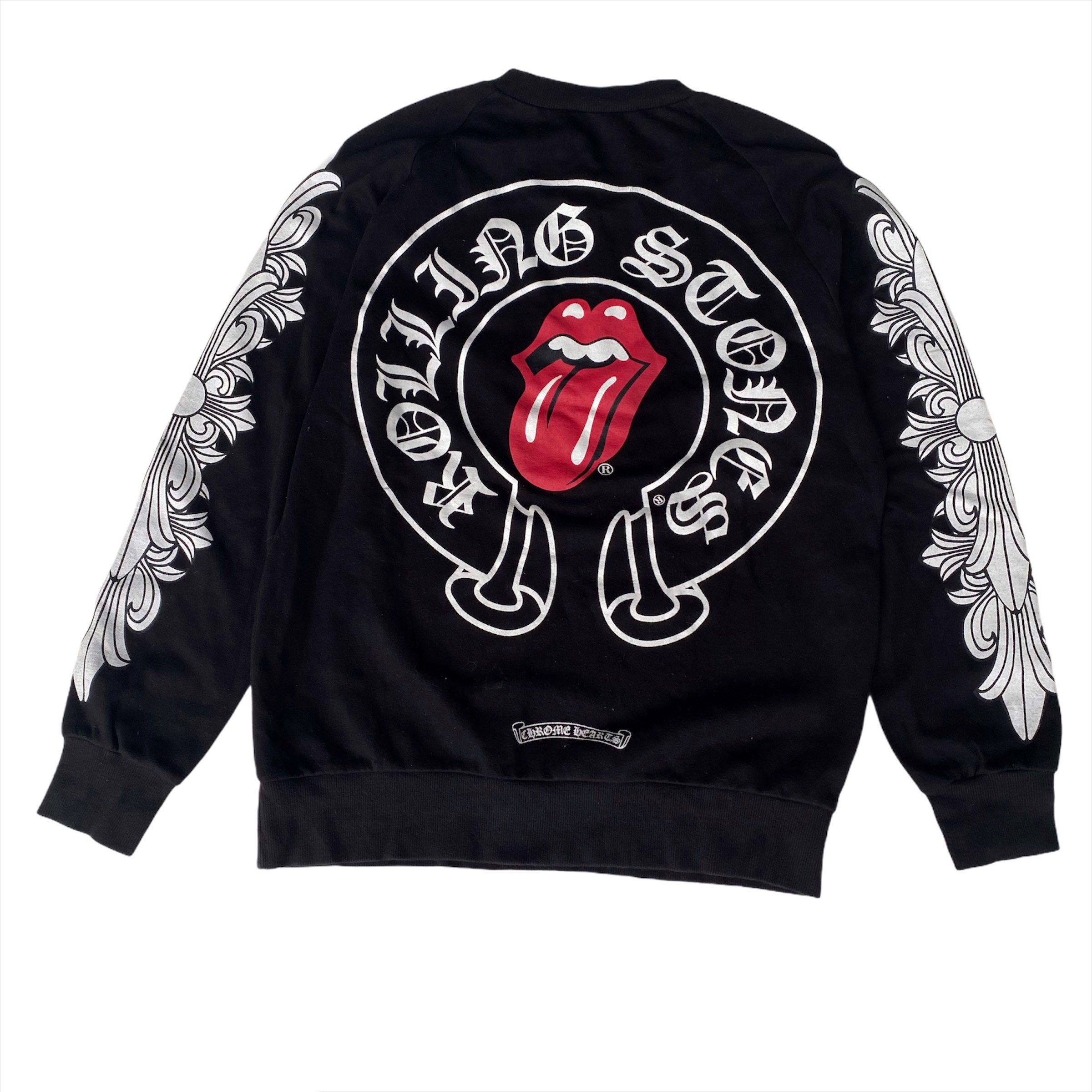 Vintage Chrome Hearts Rolling Stones Sweatshirt | Etsy
