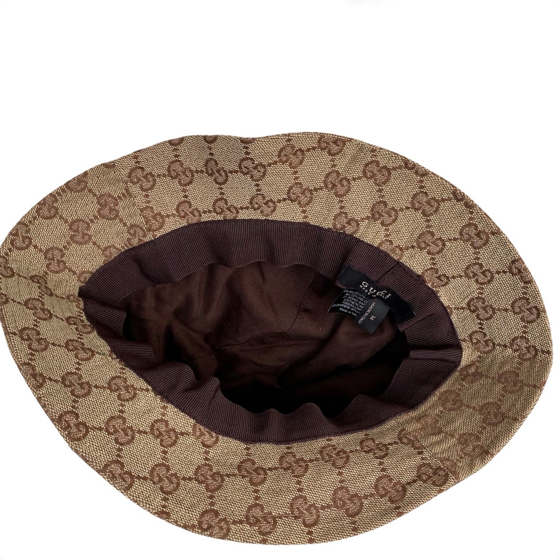 Vintage Gucci Monogram Bucket Hat Etsy