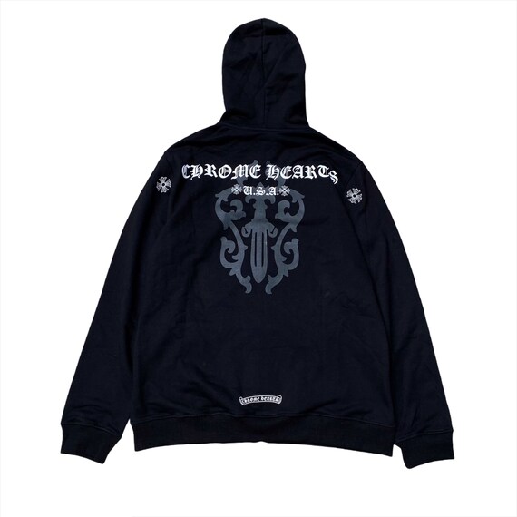 Vintage Chrome Hearts Zip Hoodie