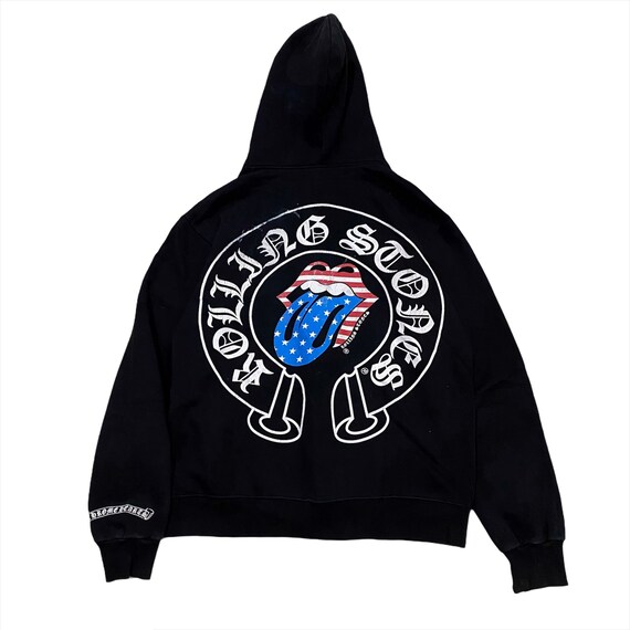 Vintage Chrome Hearts Rolling Stones Hoodie