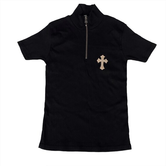 Vintage Chrome Hearts Halfzip Tee