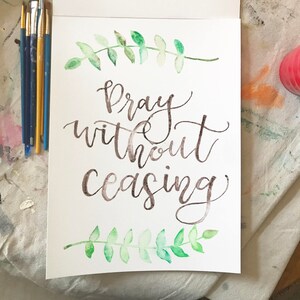 Pray Without Ceasing