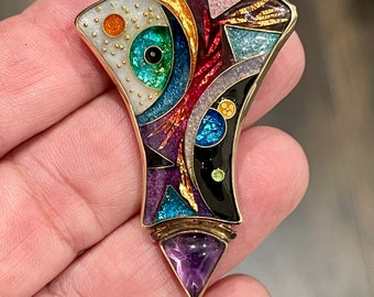 1970s Articulated Cadoro Bird Brooch Pendant Gold Tone 3 1/4” - Etsy
