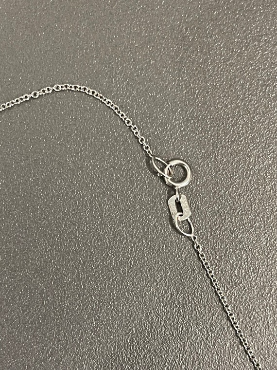 Ruby and Diamond Halo Pendant, 14kt White Gold Ca… - image 6