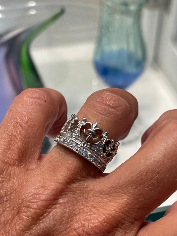 Anillo De Corona De Circonita Cúbica, Anillo De Princesa, Anillo