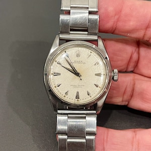 Rare Rolex Watch 1953 Brevet Model 6285, Serial 905998.  Oyster perpetual With Box And Papers.  American Hero’s Watch