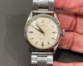 Rare Rolex Watch 1953 Brevet Model 6285, Serial 905998. Oyster perpetual With Box And Papers. American Hero’s Watch