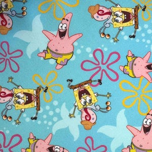 Fat Quarter | SpongeBob And Friends Cotton Fabric