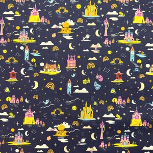Fat Quarter | Princess Castles Sidekicks Cotton Fabric