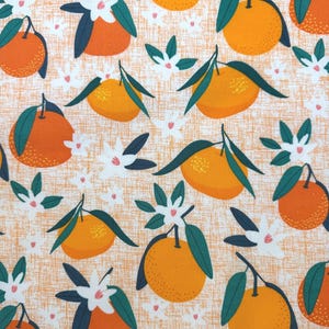 Fat Quarter | Orange Blossom Cotton Fabric Fruit