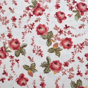 Fat Quarter | Floral Cotton Canvas Fabric