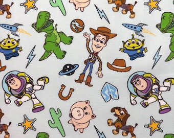 Fat Quarter | Toy Story Buzz Woody Cotton Fabric