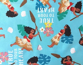Fat Quarter | Moana Character Cotton Fabric