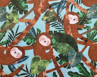 Fat Quarter | Sloth Cotton Fabric