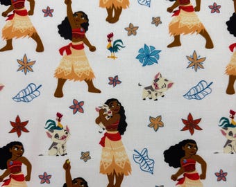 Fat Quarter  | Moana Cotton Fabric