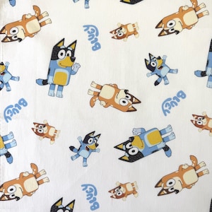 Fat Quarter | Bluey Blue Dog Cotton Fabric