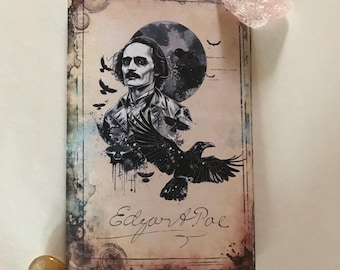 Edgar Allan Poe Handsewn Booklet: Literary Journal Supply