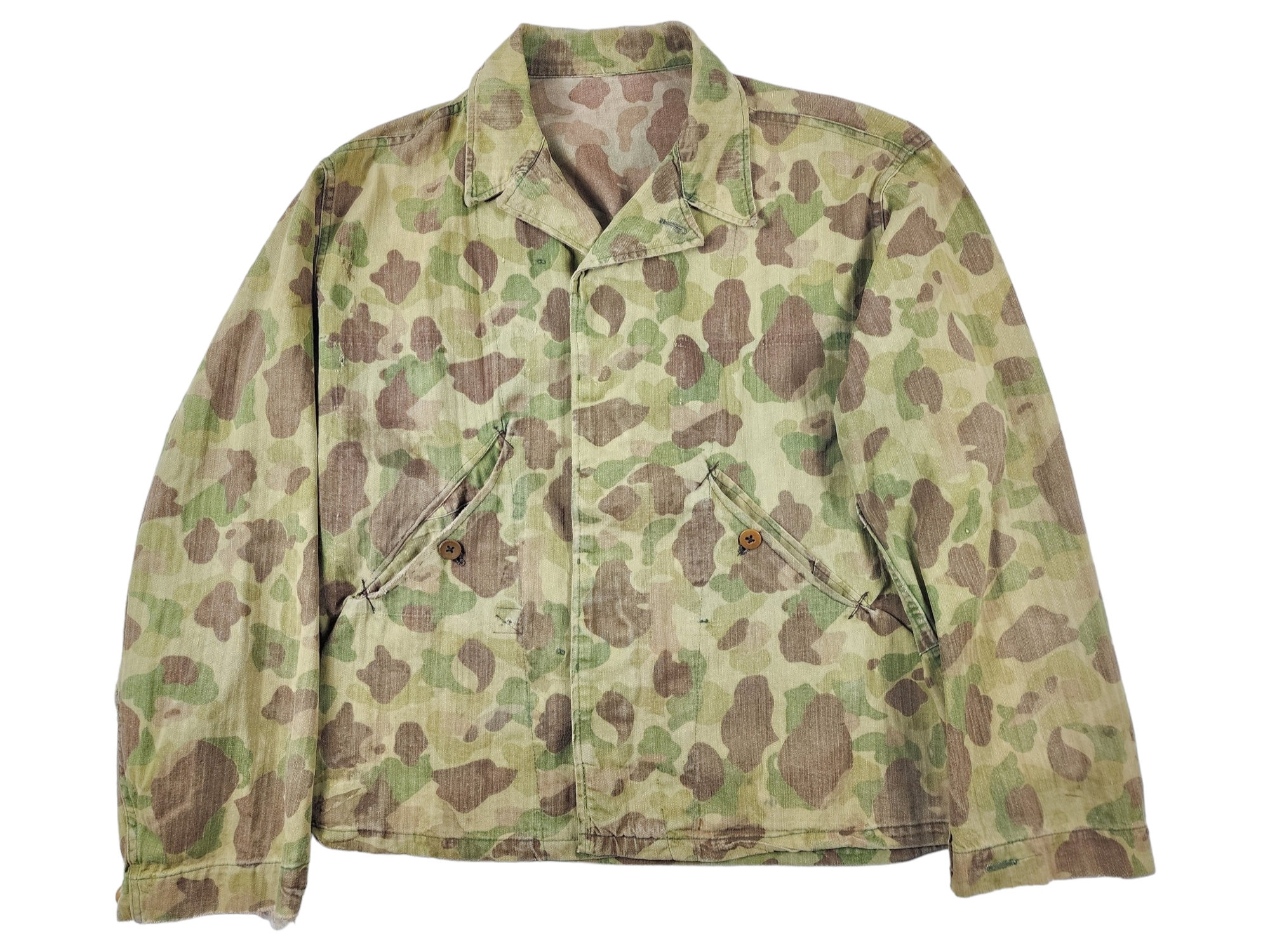 40’s US ARMY M-43 UTILITY JACKET HBT 40s US ARMY 