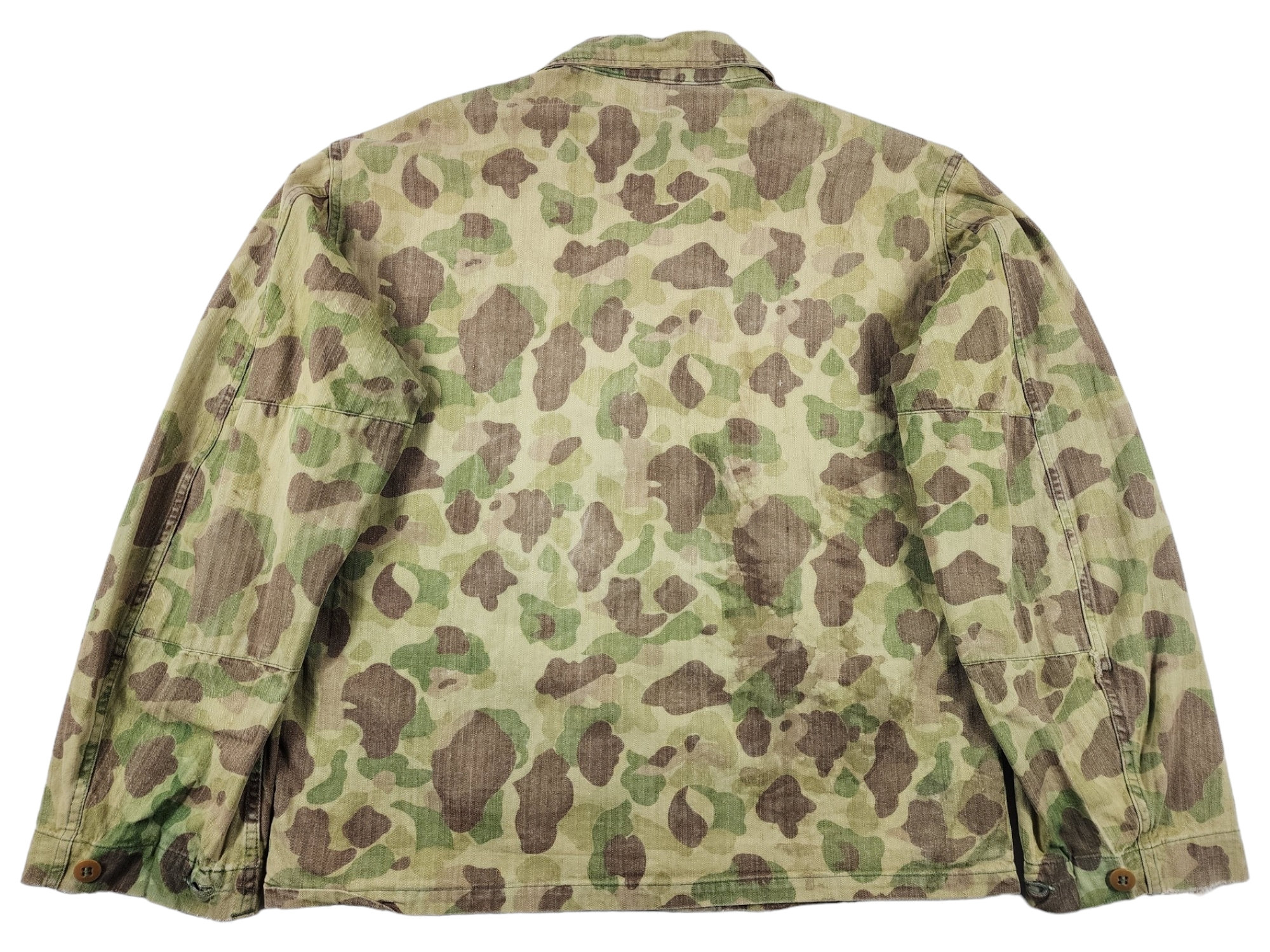 Wwii 40s Vintage Military M-43 HBT Combat Utility Shirt
