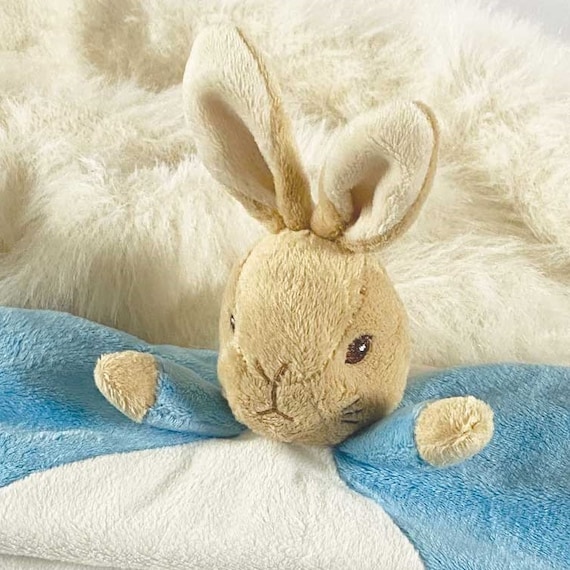 Personalised Beatrix Potter Peter Rabbit Comfort Blanket Soft Toy Etsy Canada