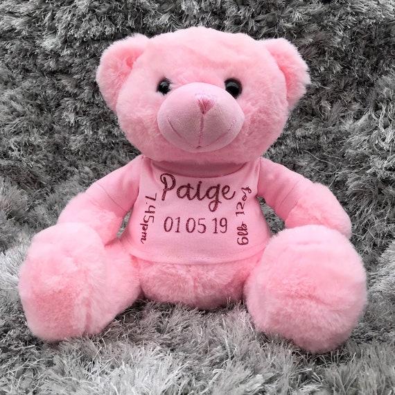 personalised teddy bears for newborns