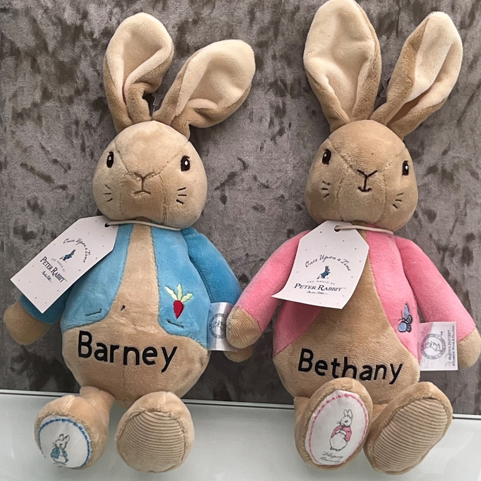 First Peter Rabbit Toy Personalised My First Peter Rabbit Plush | Custom Baby Gift | Soft Toy ...