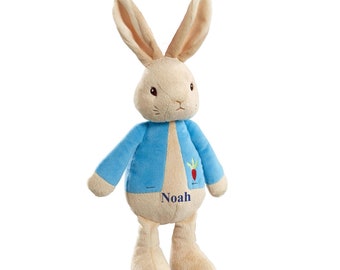 Personalised Peter Rabbit - My First - Beatrix Potter - Soft Toy with Name - Soft Toy - Christening Gift - New Baby - Toddler Gift