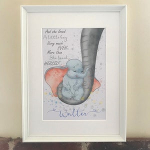 Personalised Nursery Picture For Baby Boys