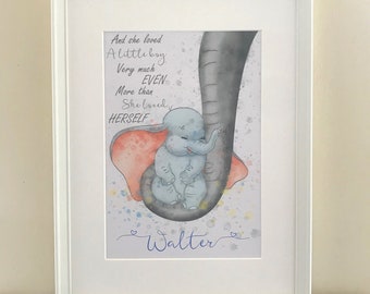 Personalised Nursery Picture For Baby Boys