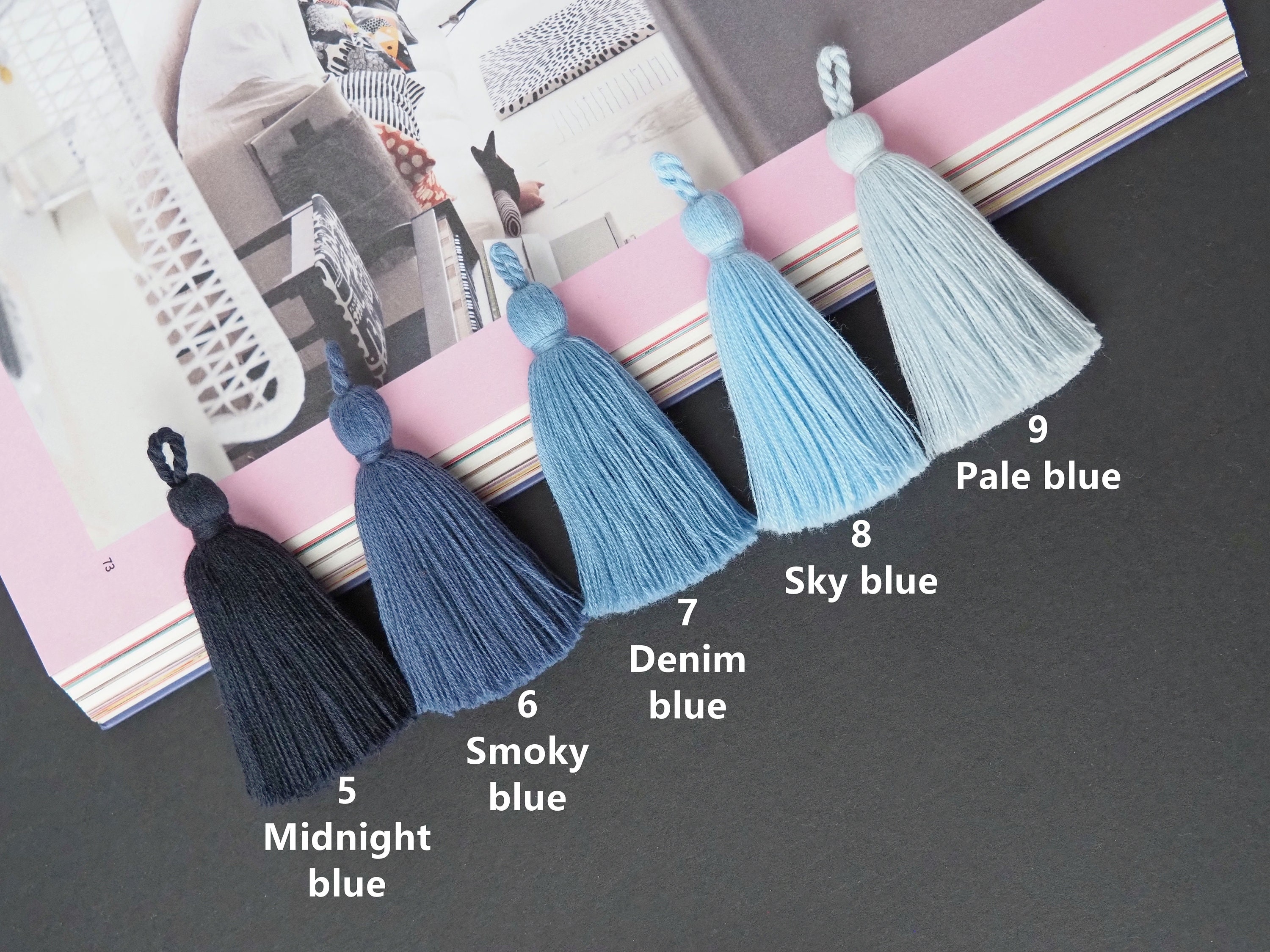 3.15 Handmade Cotton Tassels 8cm Pure Cotton Tassels Etsy