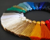 Clearance 4 Pcs 10 Pcs High Quality 6cm Handmade Silky Thread Tassels 6cm Jewellery Tassels From UK 30 Colours