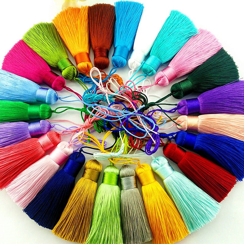 High Quality Handmade Silk Thread Tassels 5 cm Silk Etsy