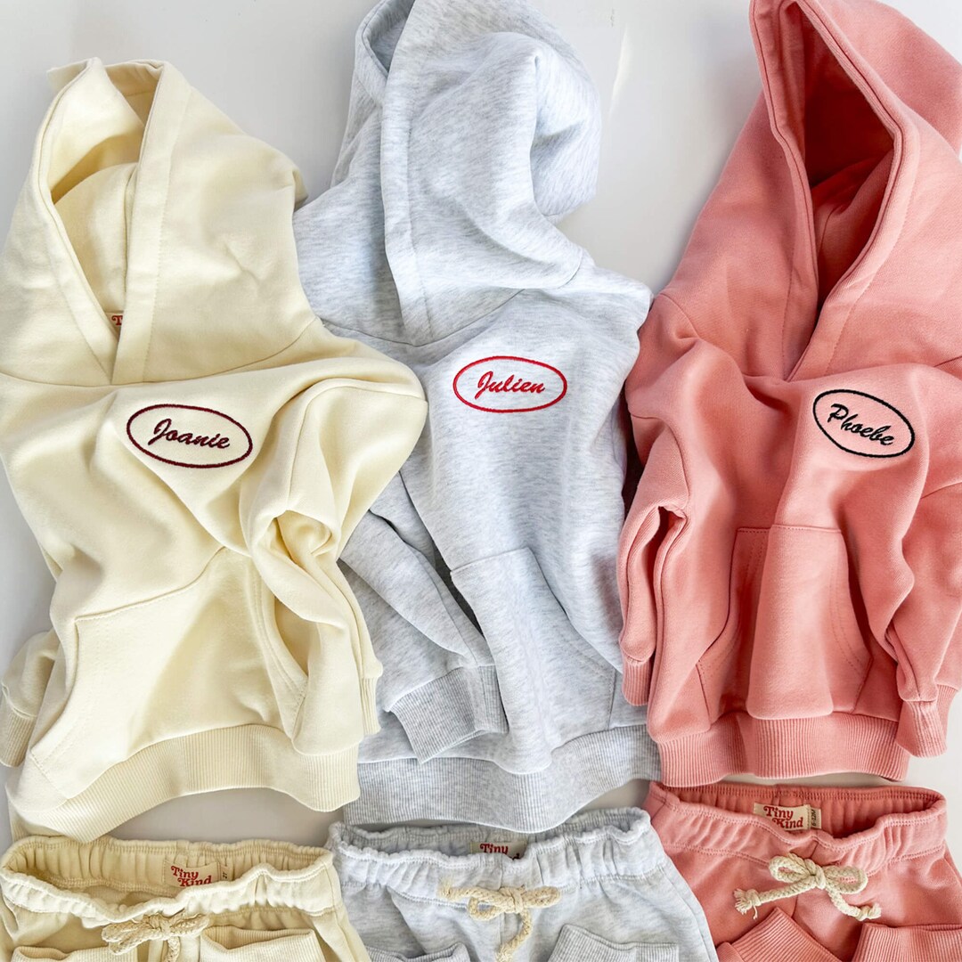 Hoodie Jogger Set for Kids 2 Piece Sweatshirt Set Track Suit for